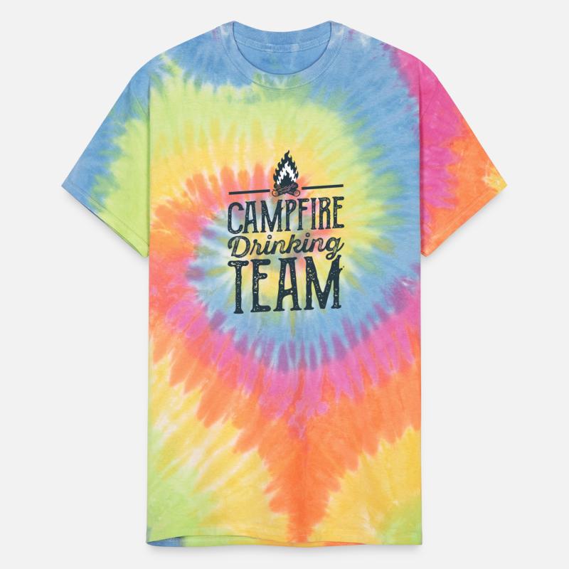 Campfire Drinking Team Camping Camper