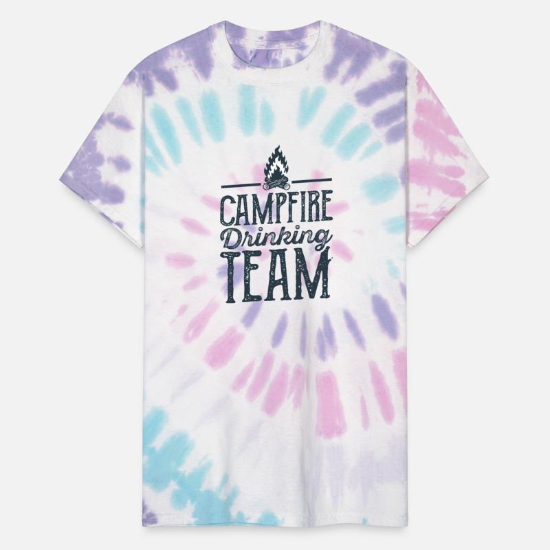 Campfire Drinking Team Camping Camper