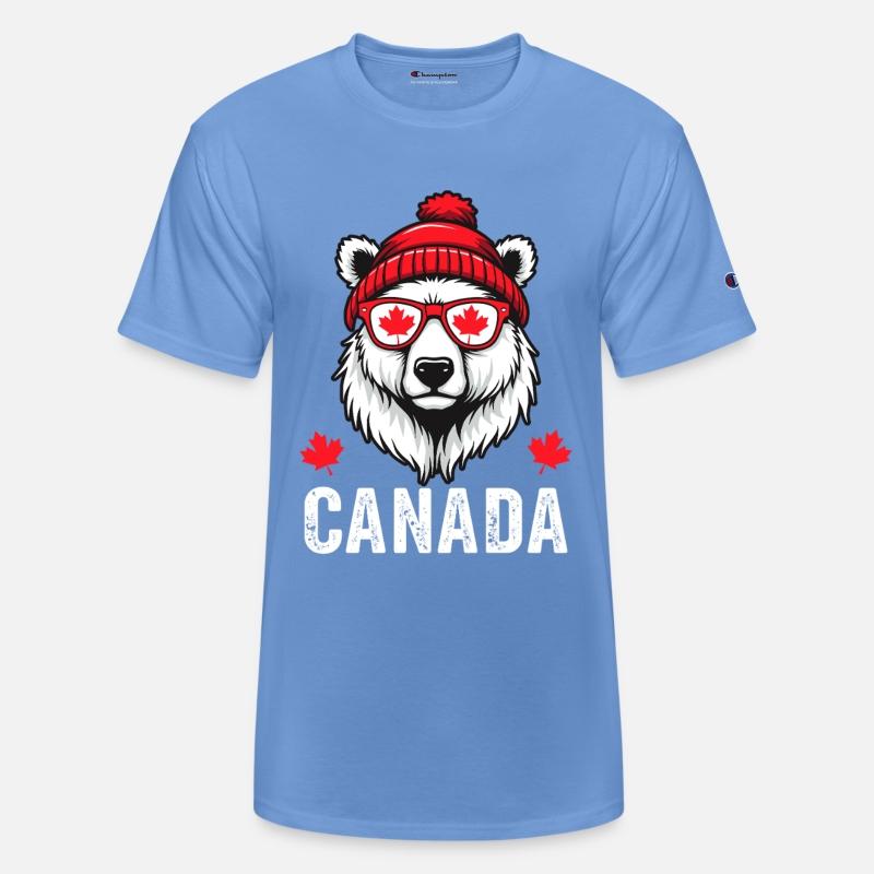 Canada Bear with Cap and Maple Style