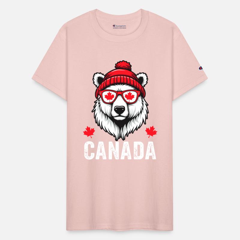 Canada Bear with Cap and Maple Style