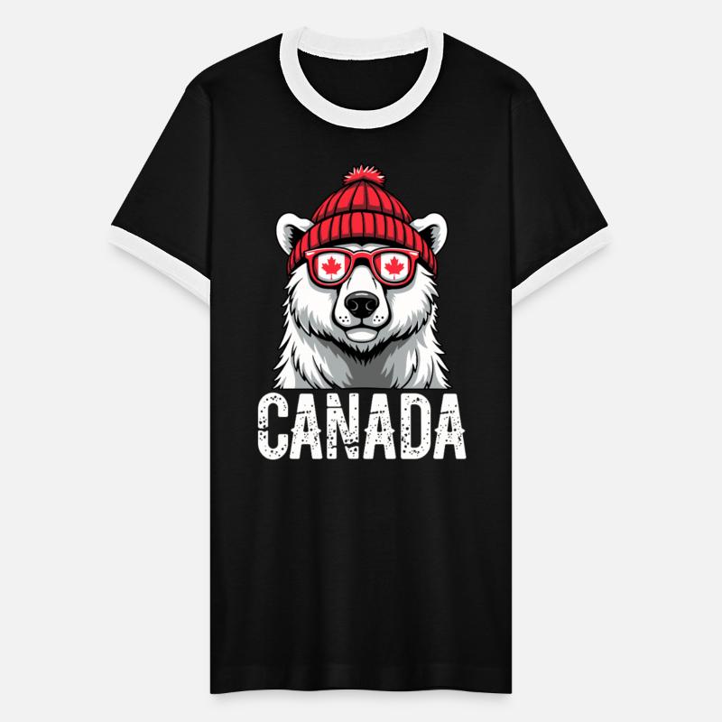 Canada Bear with Cap and Maple Style