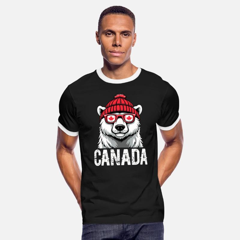 Canada Bear with Cap and Maple Style
