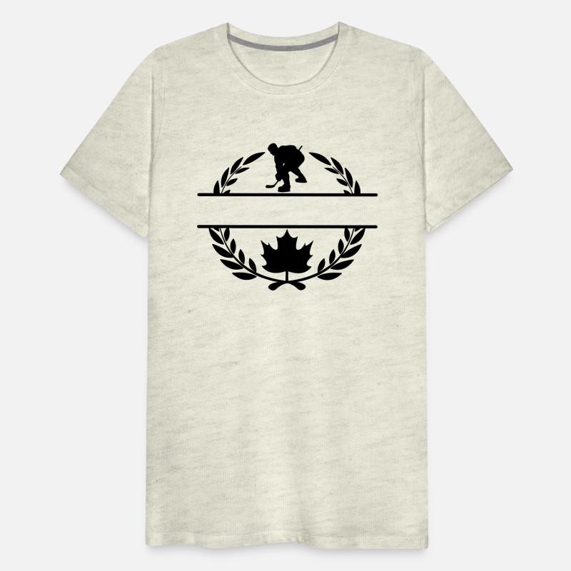 Canada maple leaf with carved ice player hockey