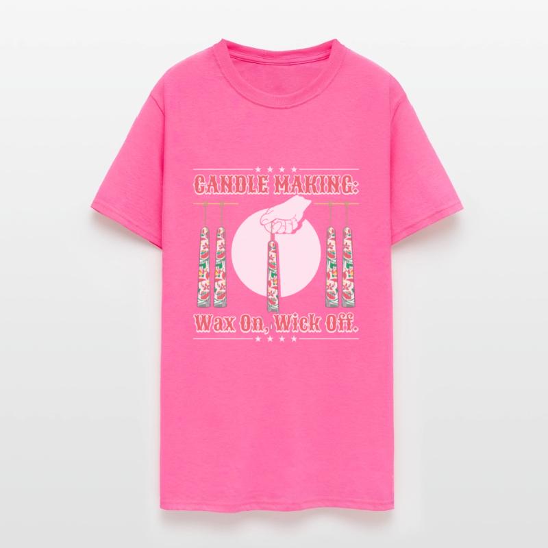 Candle making: wax on, wick off.