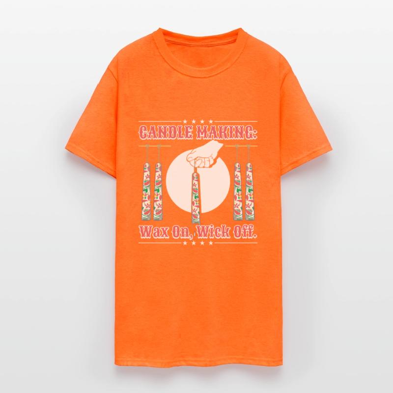 Candle making: wax on, wick off.