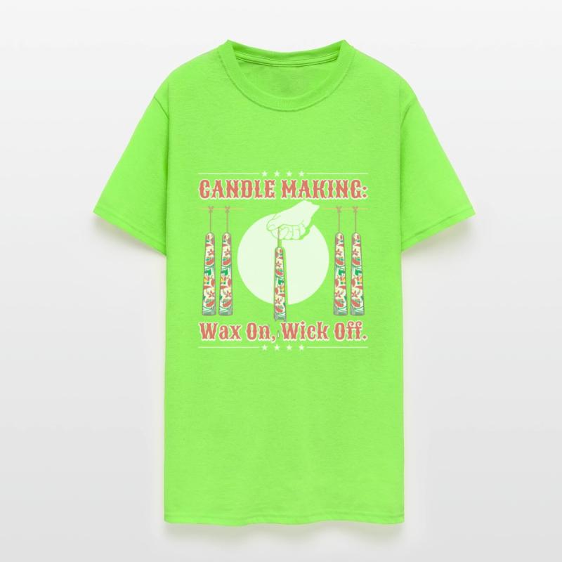 Candle making: wax on, wick off.