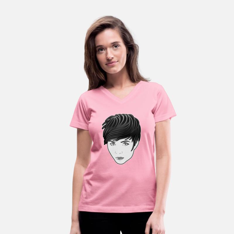 Cautious Gothic Woman Comicstyle