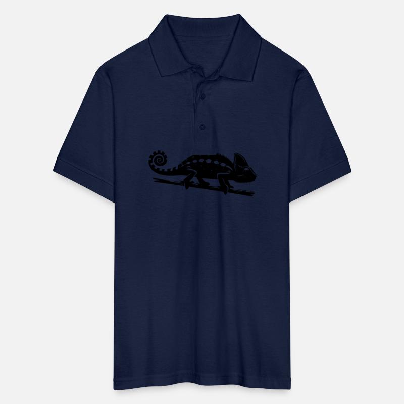 Chameleon Drawing In Ink Style