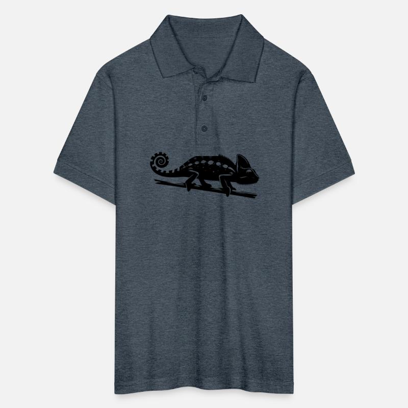 Chameleon Drawing In Ink Style