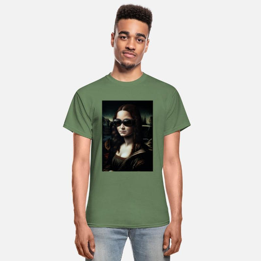 Chic Monalisa Diva Wearing Black Sunglasses