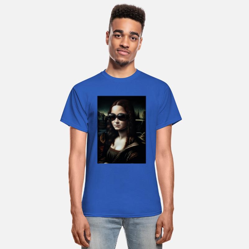 Chic Monalisa Diva Wearing Black Sunglasses