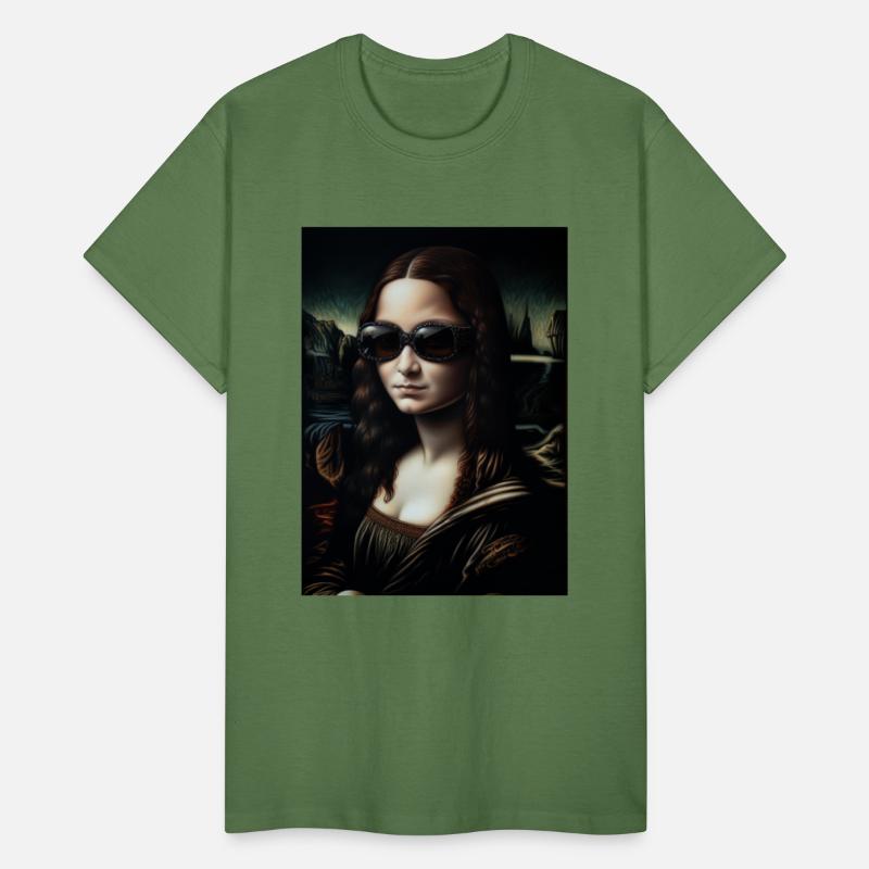 Chic Monalisa Diva Wearing Black Sunglasses