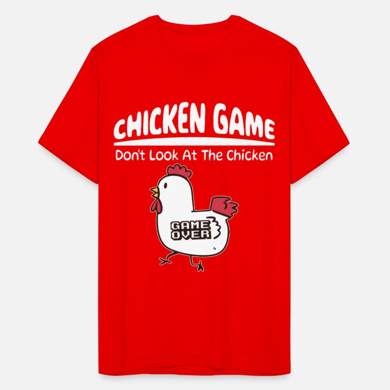 Chicken Game Don't Look at The Chicken Funny Meme