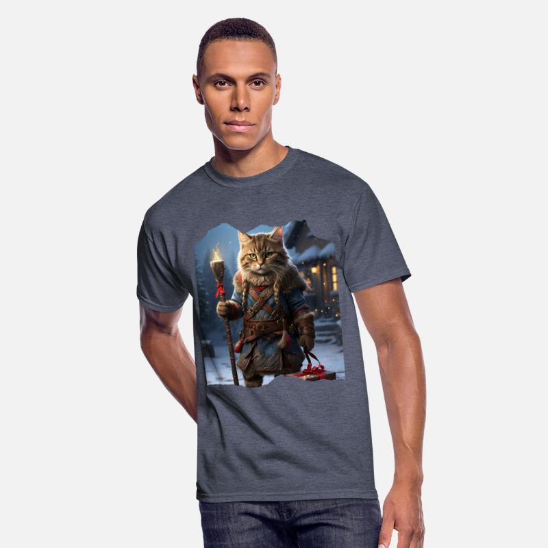 Christmas Viking cat