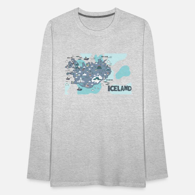 City Illustrations Iceland World Map Travel Map