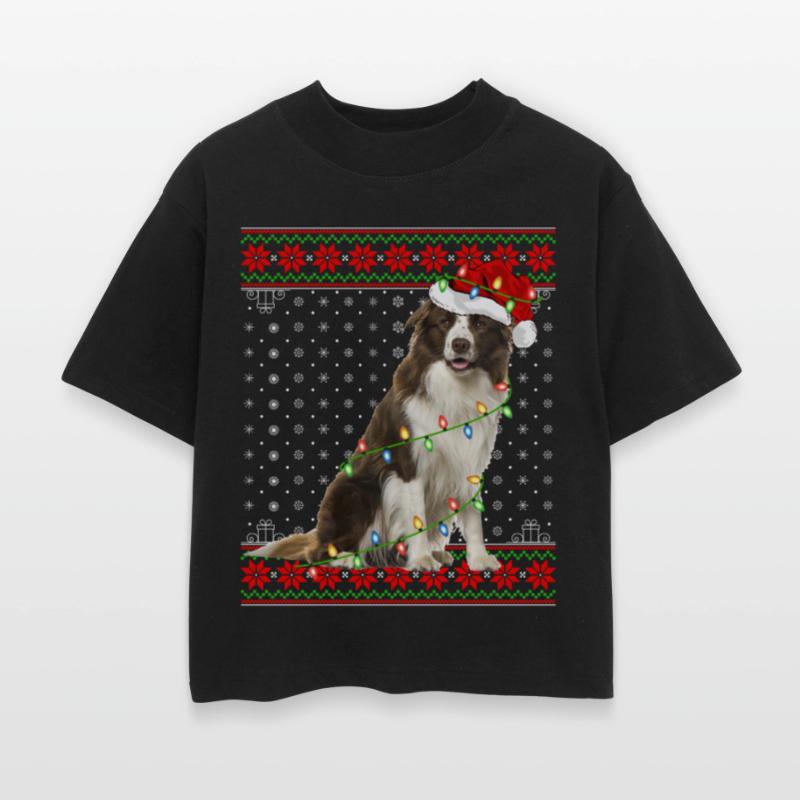 Collie Dog Ugly Christmas