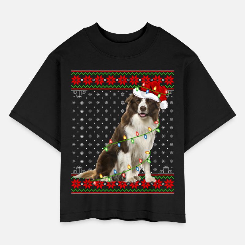 Collie Dog Ugly Christmas
