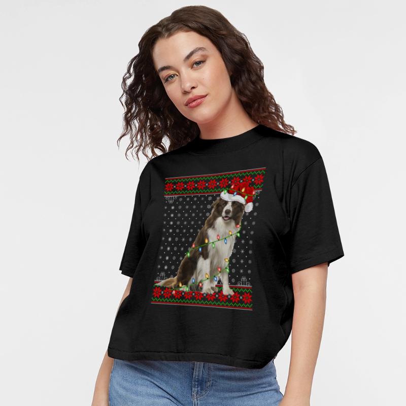Collie Dog Ugly Christmas