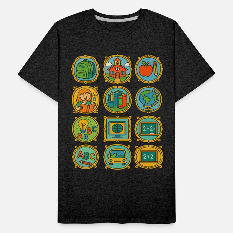 Colorful School and Learning Icons