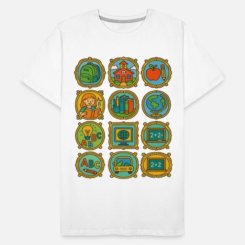 Colorful School and Learning Icons