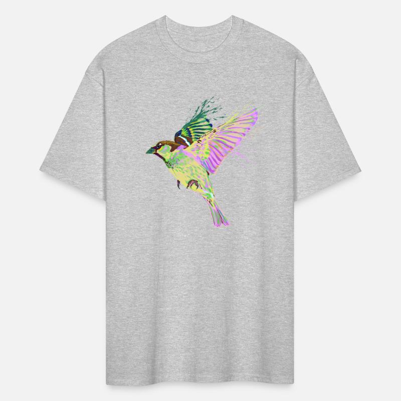 Colorful Splash Flying Bird Sparrow