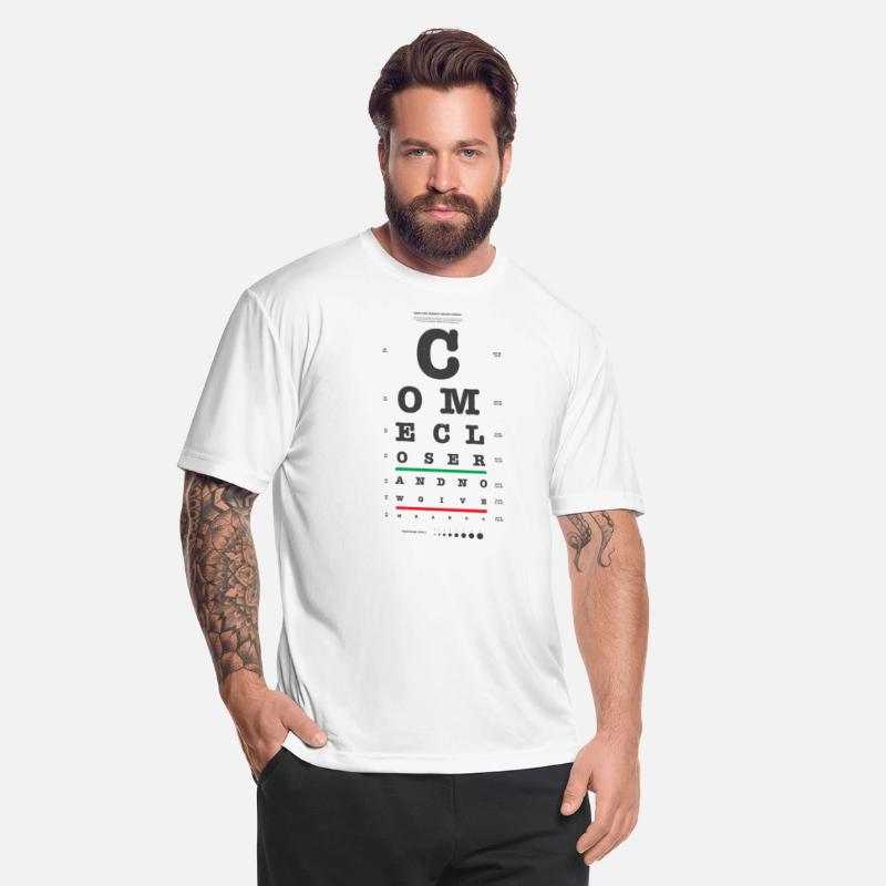 Come Closer Now Give me a Hug Vision Test Chart