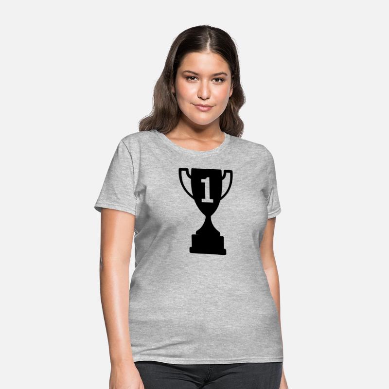 Competition cup with number 1