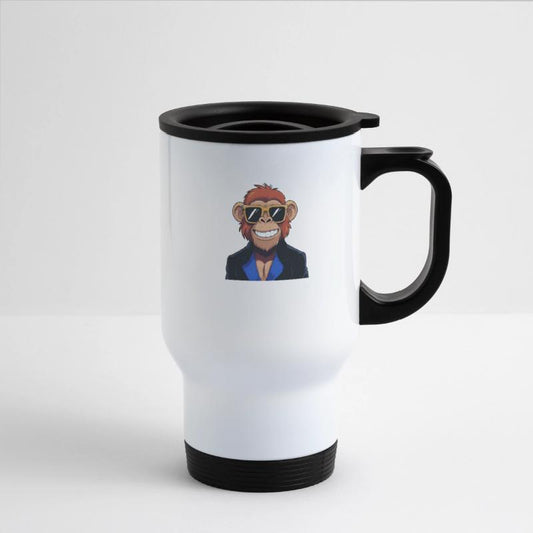 Cool Anthropomorphic Chimpanzee in Sunglasses