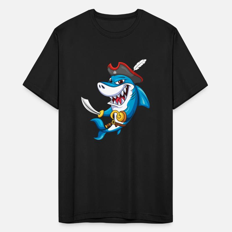 Cool Shark Pirate Decor Lazy Halloween