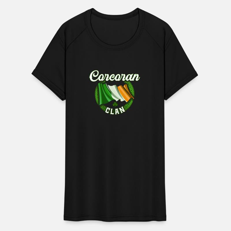 Corcoran Surname Irish Last Name Ireland Flag