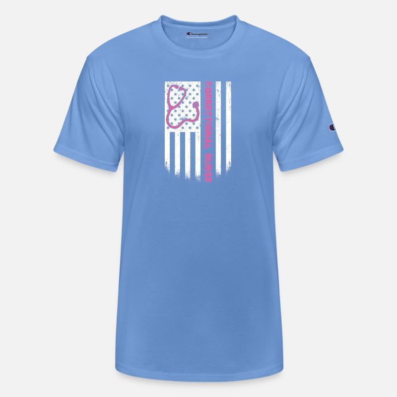 Correctional Nurse American flag US Stethoscope