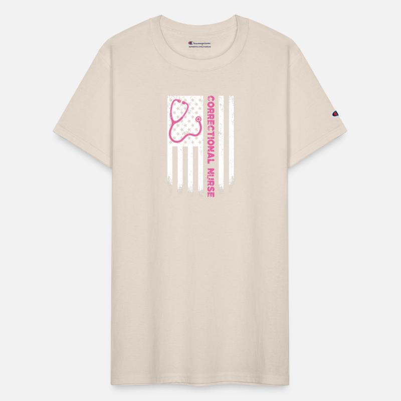 Correctional Nurse American flag US Stethoscope