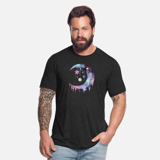 Cosmic Moon and Stars Space Galaxy Celestial
