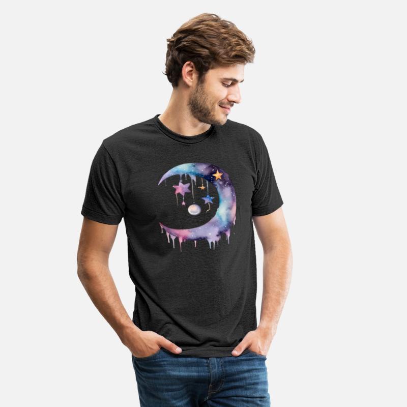 Cosmic Moon and Stars Space Galaxy Celestial