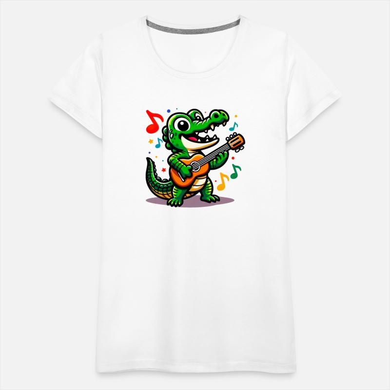 Crocodile Playing Guitar