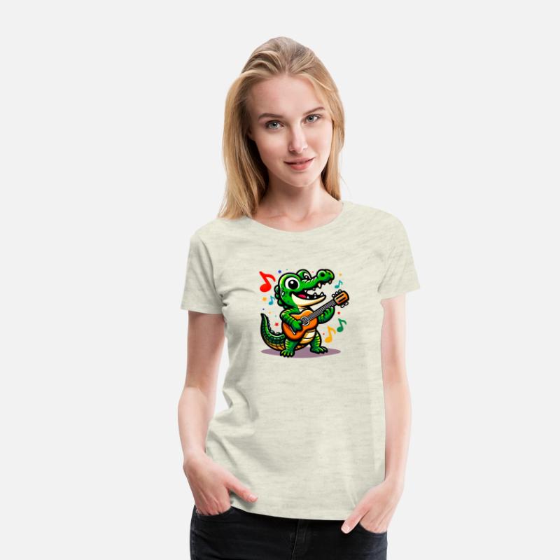 Crocodile Playing Guitar