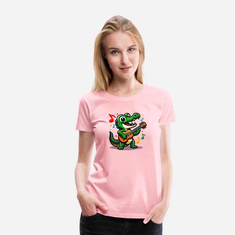 Crocodile Playing Guitar