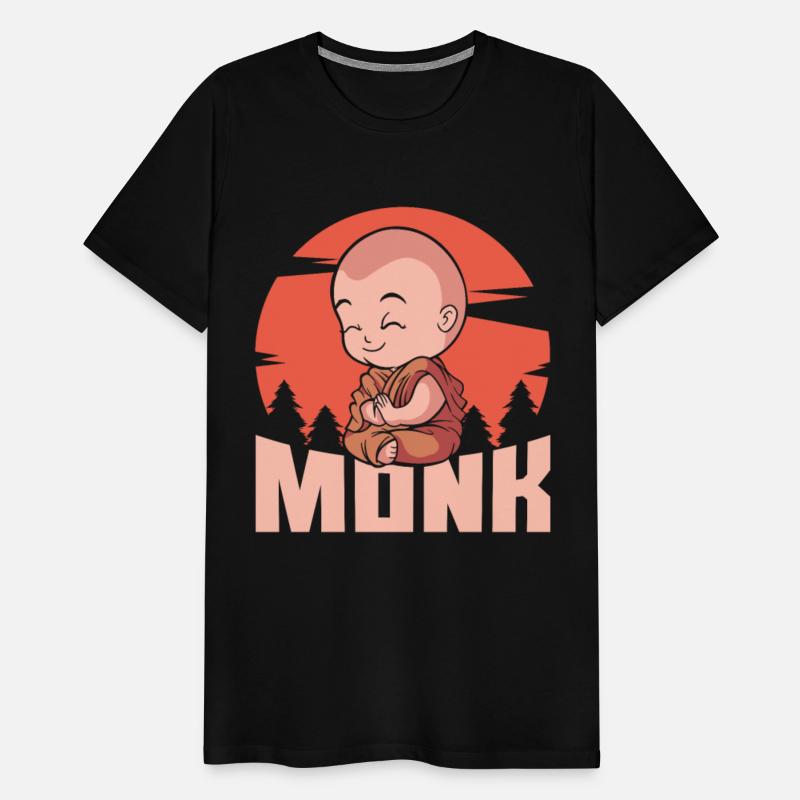 Cute Buddhist Baby Monk Buddha Meditation