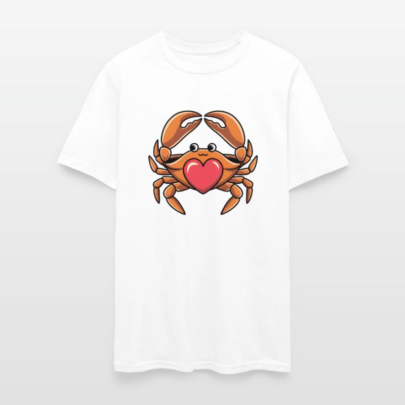 Cute Crab Heart for Cancer Sign Lovers