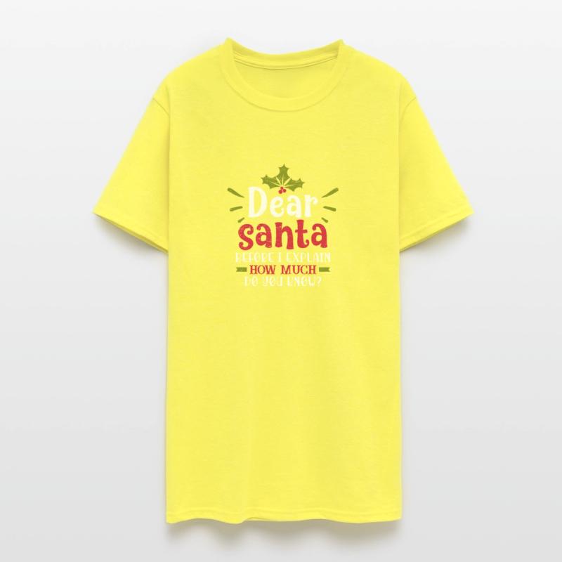 Dear Santa Before I Explain How Much You Know