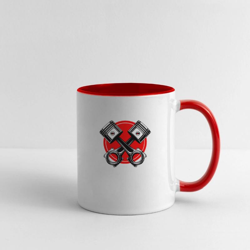 Design an image of an engine piston