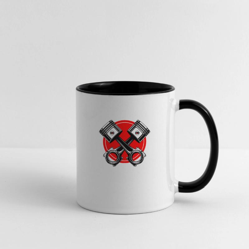 Design an image of an engine piston