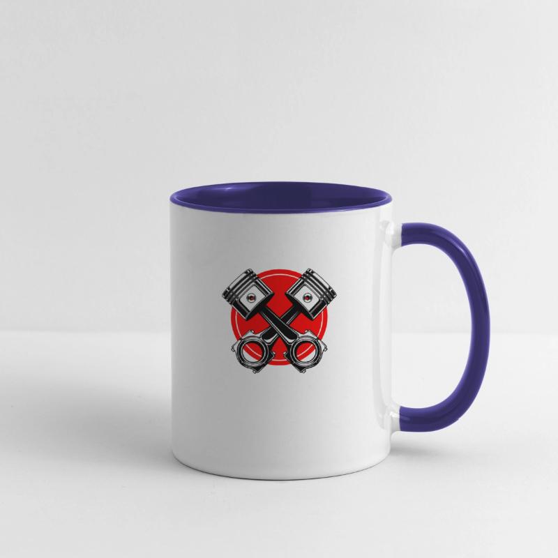 Design an image of an engine piston