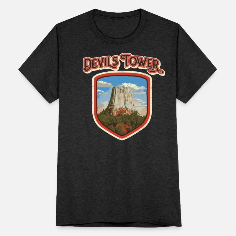 Devils Tower Monument Vintage Badge