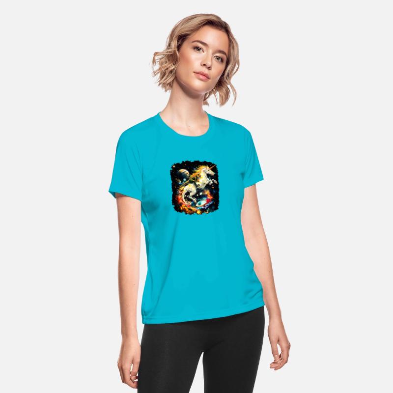 Dinosaur Riding Unicorn Premium