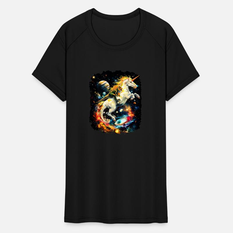 Dinosaur Riding Unicorn Premium