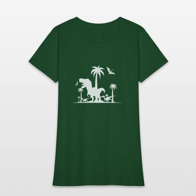 Dinosaur T-Rex in the Jungle