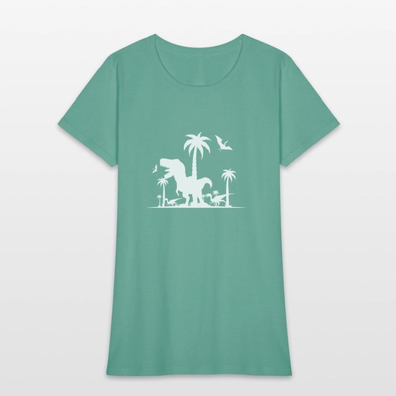 Dinosaur T-Rex in the Jungle