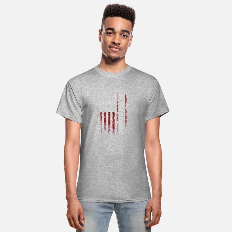 Distressed American Flag Plain T shirts