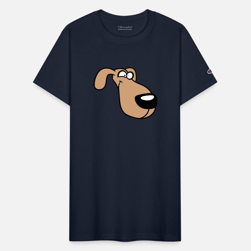 Dog Face Funny Silly Crazy Comic Cartoon Happy Mad